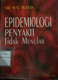 Image of EPIDEMIOLOGI PENYAKIT Tidak Menular