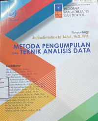 Image of METODA PENGUMPULAN DAN TEKNIK ANALISIS DATA