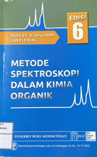 Image of METODE SPEKTROSKOPI DALAM KIMIA ORGANIK