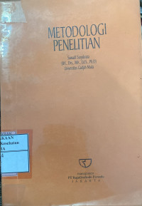 Image of METODOLOGI PENELITIAN